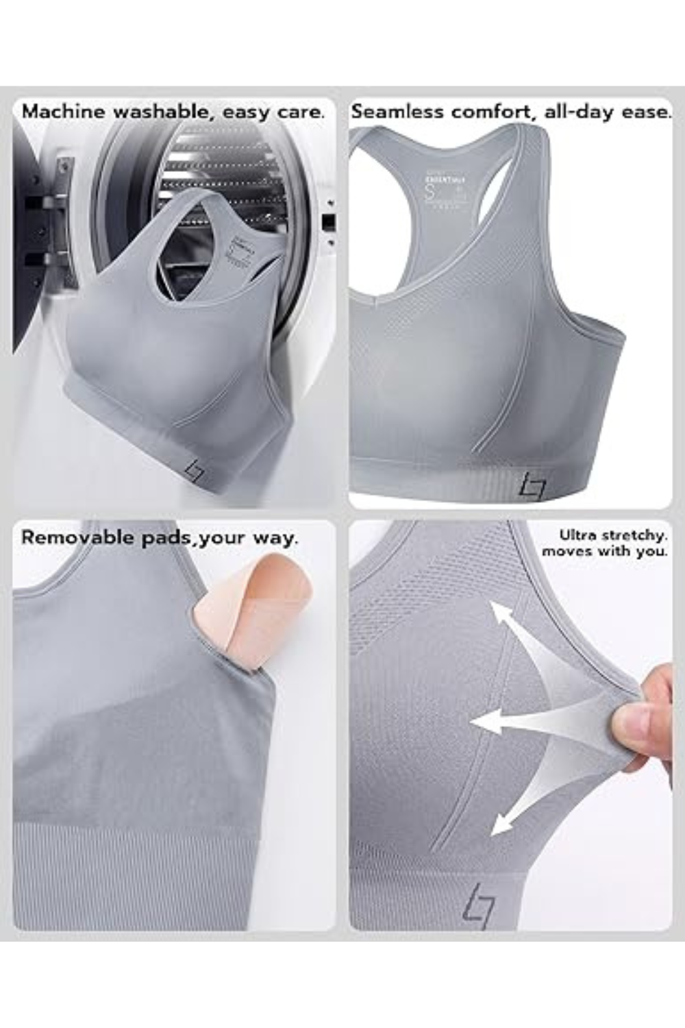 Racerback Sports Bras for Women