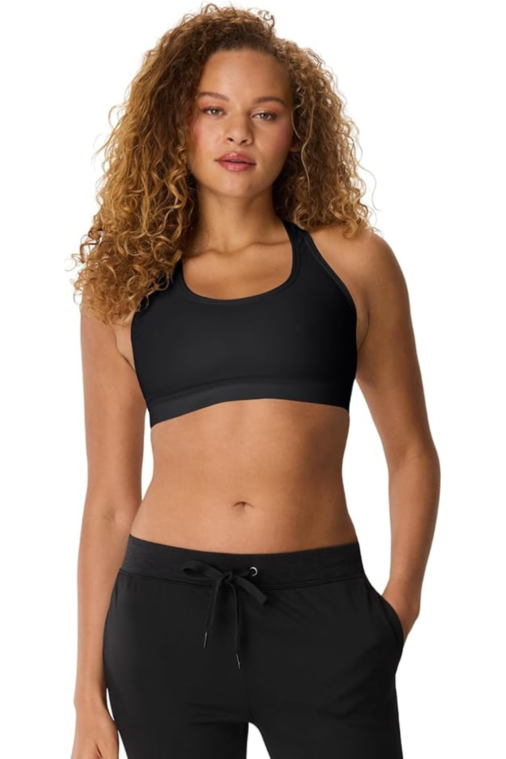 Women's Seamless Racerback Sports Bra