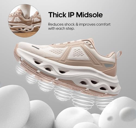 Women's Cushioning Walking Shoes Non Slip Breathable Comfortable Workout Running Tennis