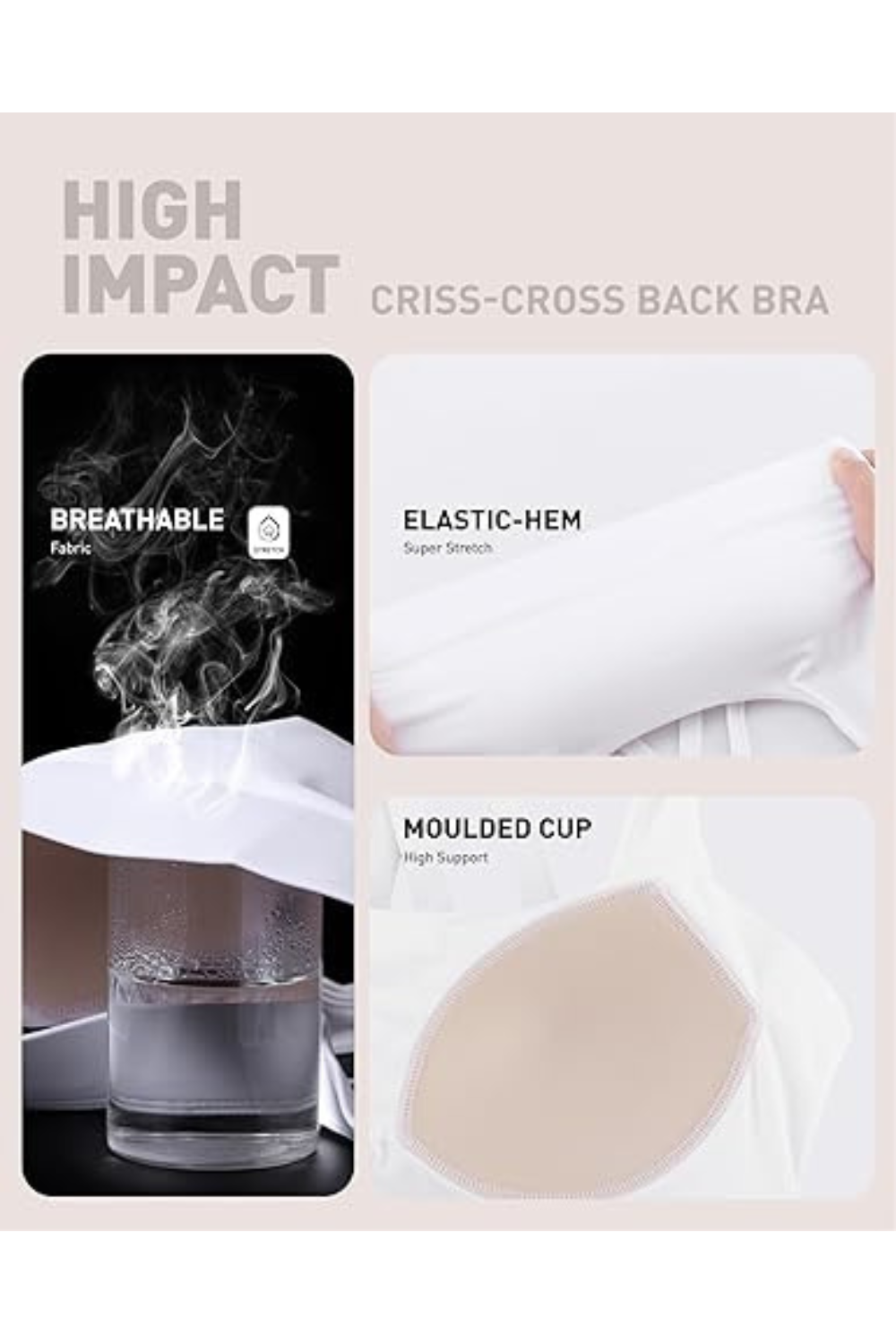 High Impact Sports Bras for Women