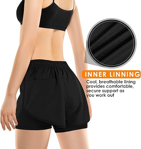 Running Shorts for Gym Yoga Workout