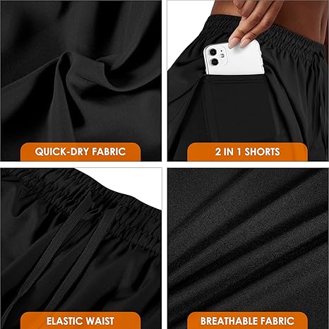 Running Shorts for Gym Yoga Workout