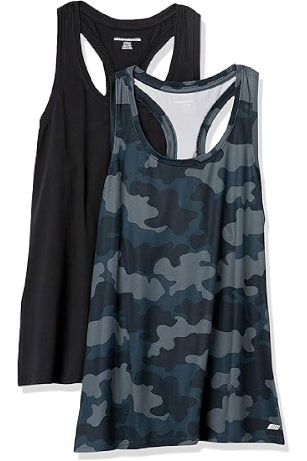 Women's Active Quick Dry Tech Stretch Racerback Scoop Neck Tank Top, Multipacks
