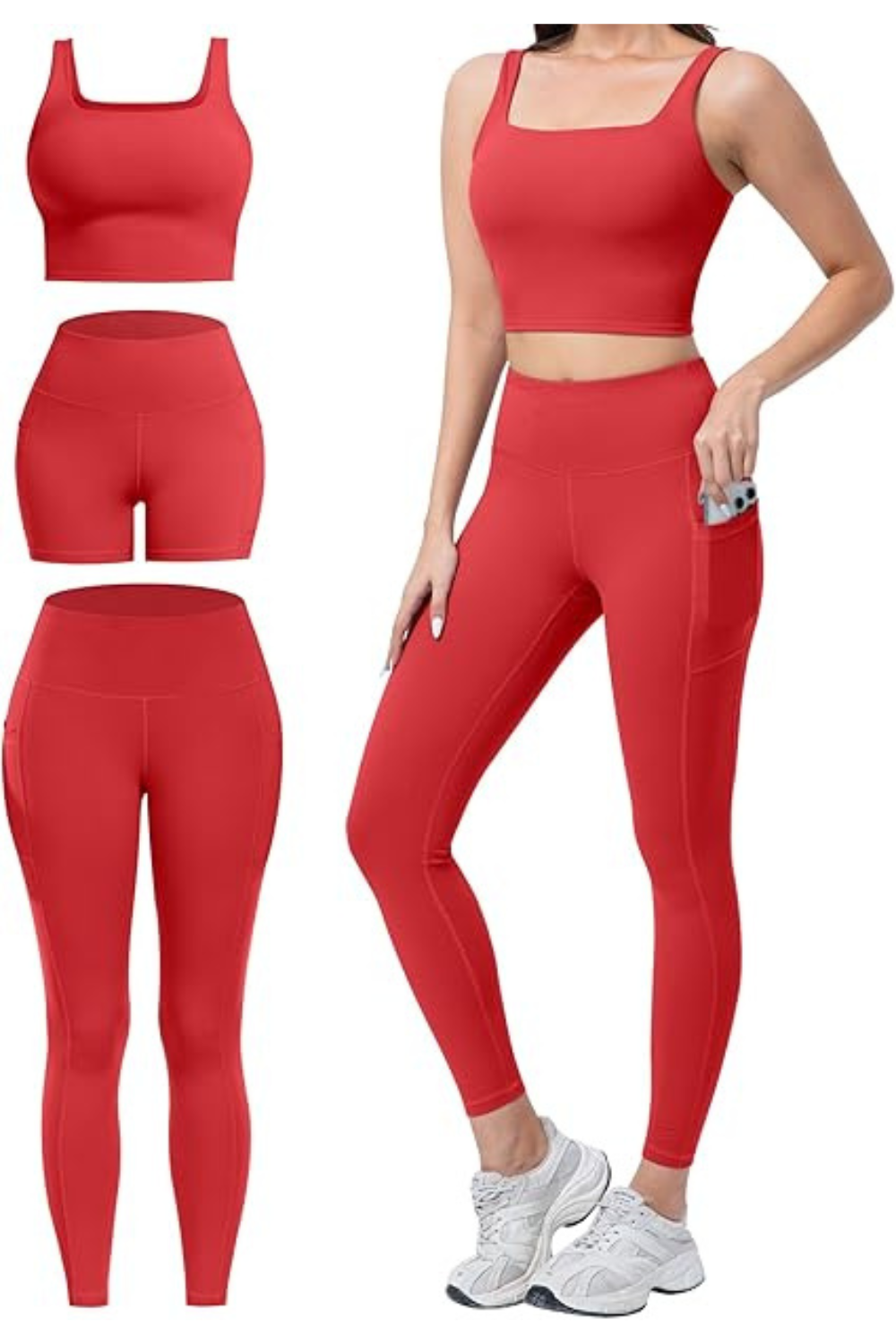3 Piece Workout Sets for Women