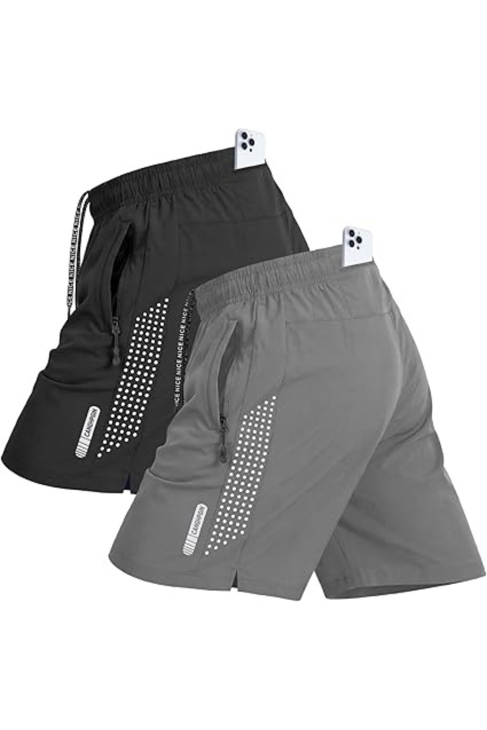 2 Pack Men's Athletic Shorts Quick Dry Lightweight
