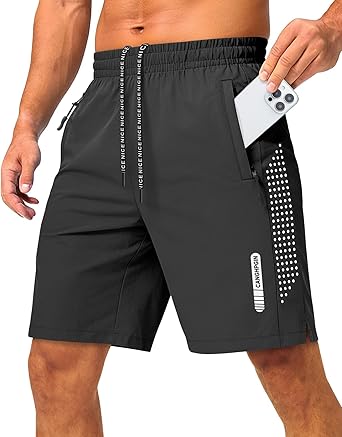 2 Pack Men's Athletic Shorts Quick Dry Lightweight