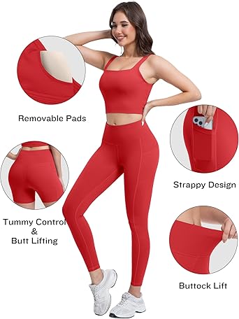 3 Piece Workout Sets for Women