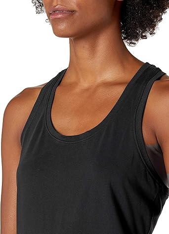 Women's Active Quick Dry Tech Stretch Racerback Scoop Neck Tank Top, Multipacks