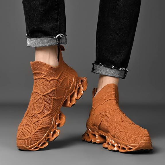 Mens Womens Slip on Loafers Walking Tennis Shoes