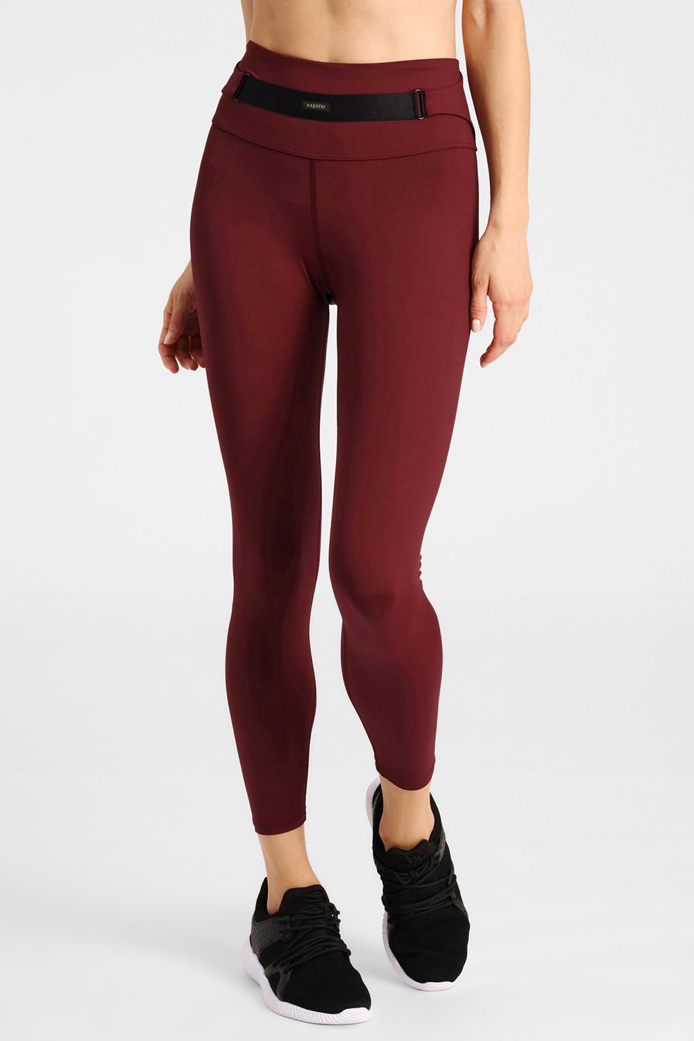 Skye Crop Leggings - #color_burgundy